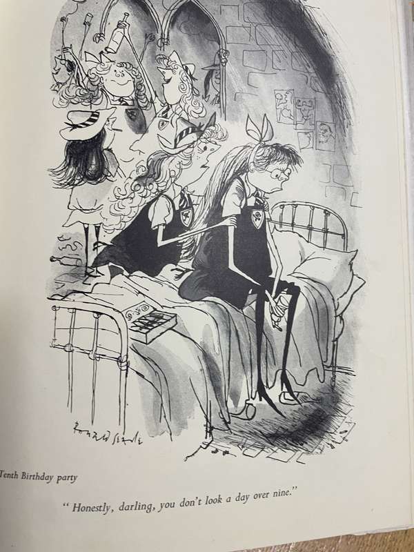 Souls in Torment. Ronald Searle with 100 drawings.