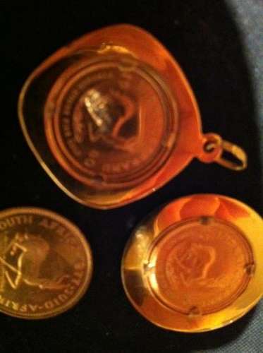 KRUGERRAND PENDANT - ONE TENTH OUNCE