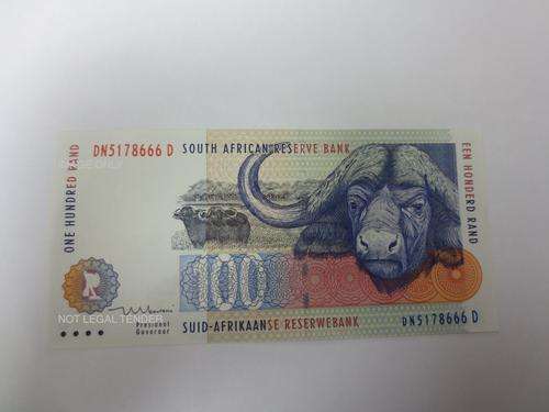 TT Mboweni First Issue Hundred Rand various Prefixes unc condition