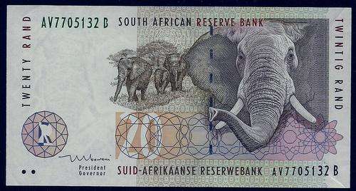 Mboweni First Issue Twenty Rand Prefix AV UNC condition.  L@@K