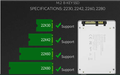 ORICO M.2 NGFF to  SATA 2.5 Convertor