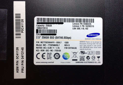 SSD 256 GB