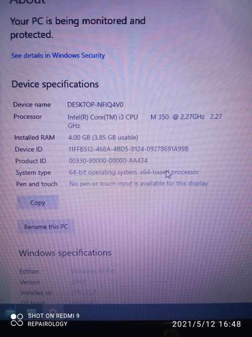 Hp probook 4520s