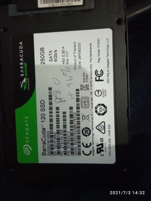 SSD DRIVES USED(barracuda, Samsung)