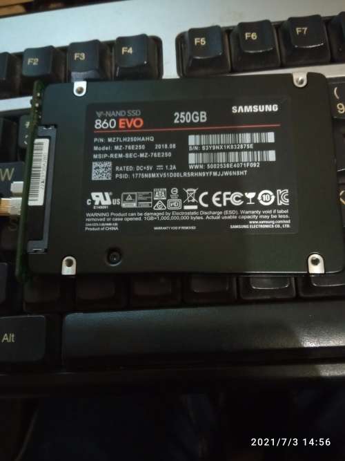 SSD DRIVES USED(barracuda, Samsung)