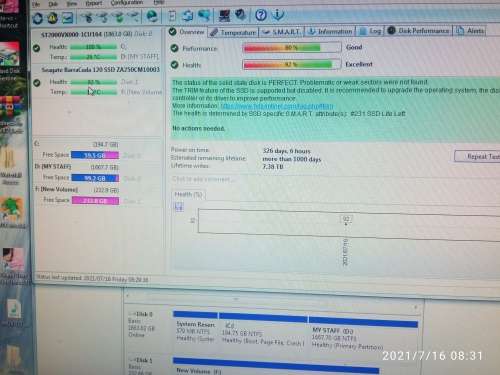 Samsung, and Seagate ssd