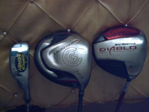 CALLAWAY+CLEVELAND DRIVER +CLEVELAND CHIPPER