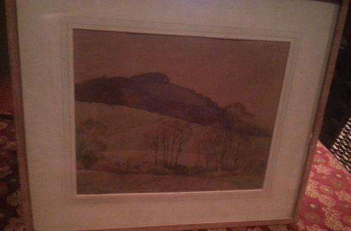 Landscape Watercolour signed "E.M" - Erich C. Mayer (1876 - 1960) ***Bargain***