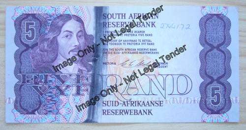 Misprint! CL Stals R5.00 Ist Issue. No Serial Numbers and clear evidence of printing error.