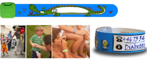 Lost and Found Info Bands - Croc and Turtle (For Both)