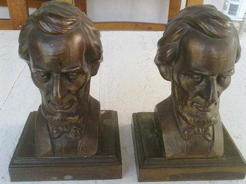 ABRAHAM LINCOLN BOOK ENDS