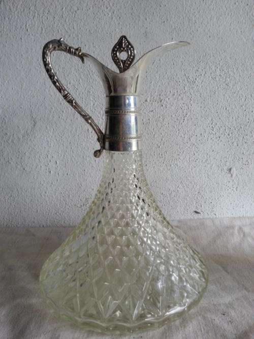 SILVER PLATED DECANTER