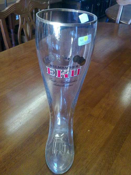 Kulmbacher EKU Beer glass boot