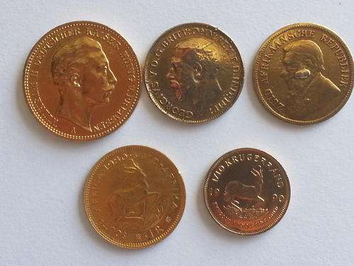 RARE GOLD COINS X 5