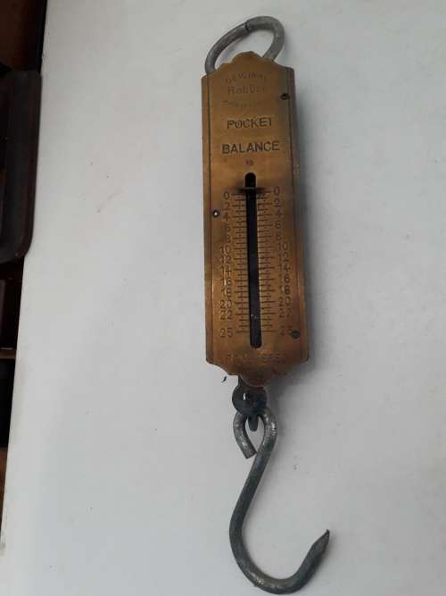 Rebure Brass Spring Balance Scale
