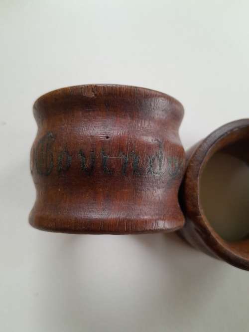 Boer War India Ford Govindgarh 6 x Serviette Rings `RARE