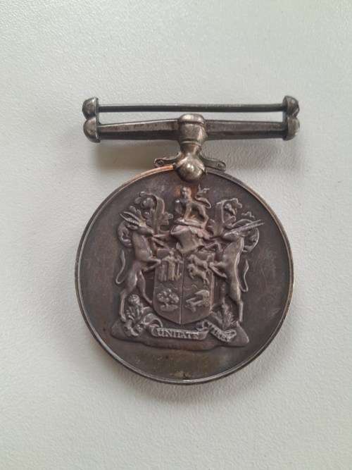 1939-1945 South Africa war service silver medal. No name