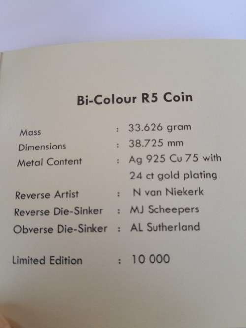 90th Anniversary R5 Silver coin
