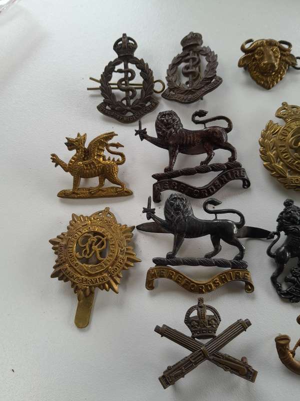 British Military Badges x 11 pieces
