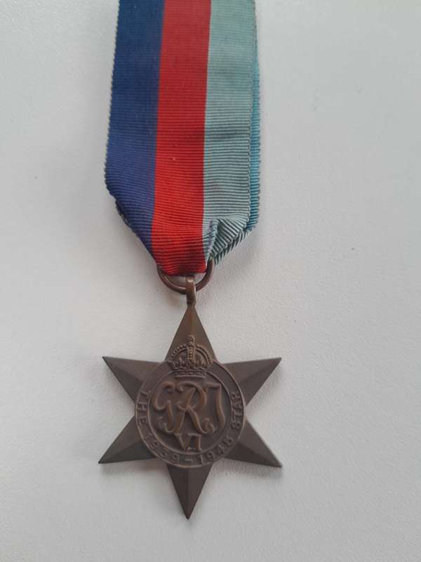 WW2 1939-1945 Star Medal. Full-Sized. Unnamed