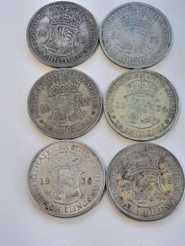Shilligs 2.5 Lot x 6 coins