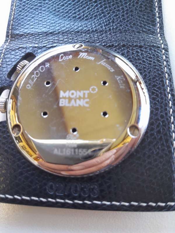 MONT BLANC TRAVEL CLOCK