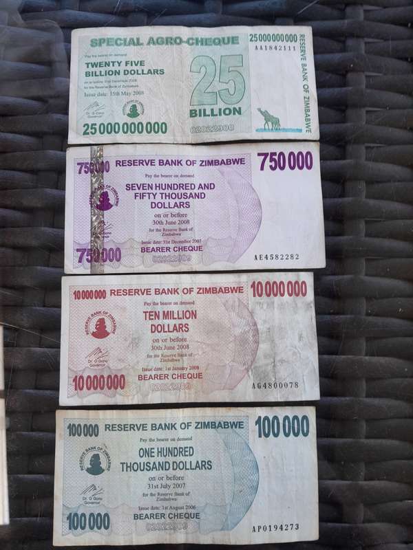 Zimbabwe Dollars