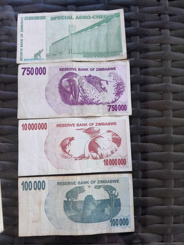 Zimbabwe Dollars