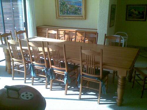 Yellowwood 14 Seater Table and Chairs