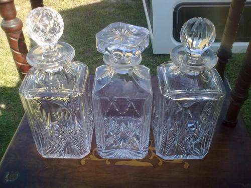 DECANTERS X 3