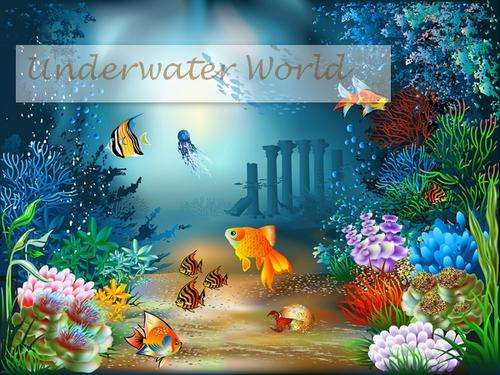 Silk Ribbon Embroidery Prints - Underwater World