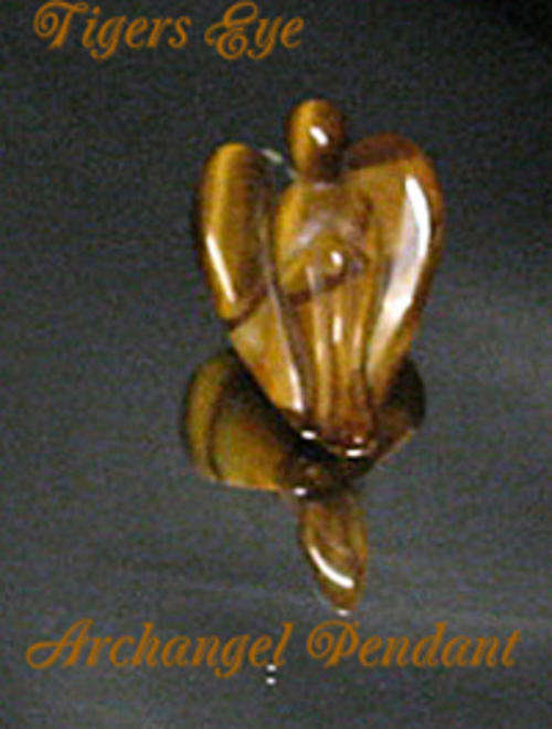 TIGERS EYE ARCHANGEL PENDANT