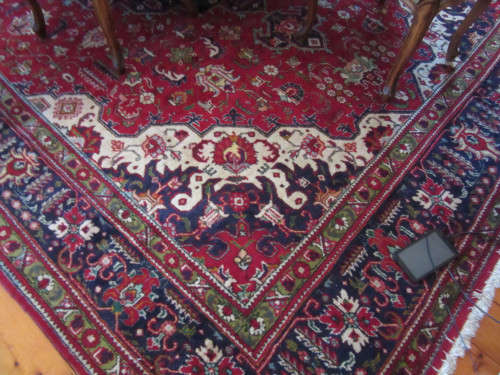 Large vintage Kashan presian Rug