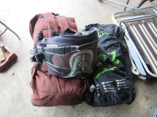 Kite boarding ski kit complete - second hand