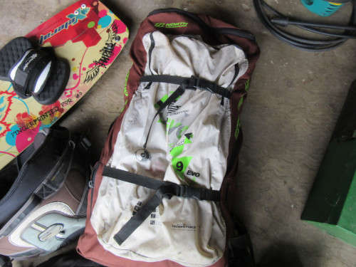 Kite boarding ski kit complete - second hand