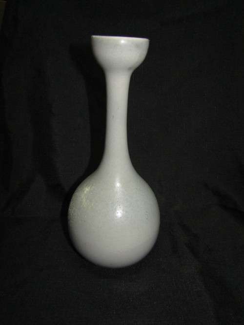 Unconfirm -  Chinese celadon glazed-  oriental tapered vase with gourd base posible 18th -19th centu