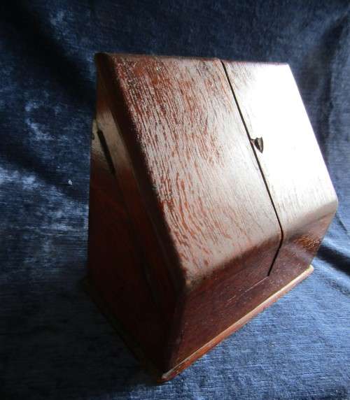 Vintage oak writing box -