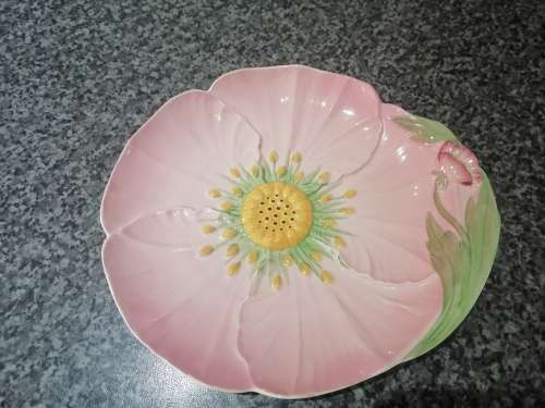 A Rare Carlton ware Pink Buttercup  Large Plate/ Cake plate  / under plate  - Circa 1934-1936