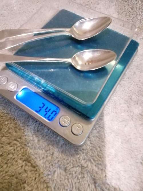 BATEMAN PLAIN 3 Georgian Teaspoons Unadorned