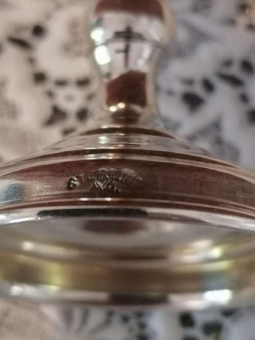 A Lovely traditional Thistle shaped sterling Kiddish Cup