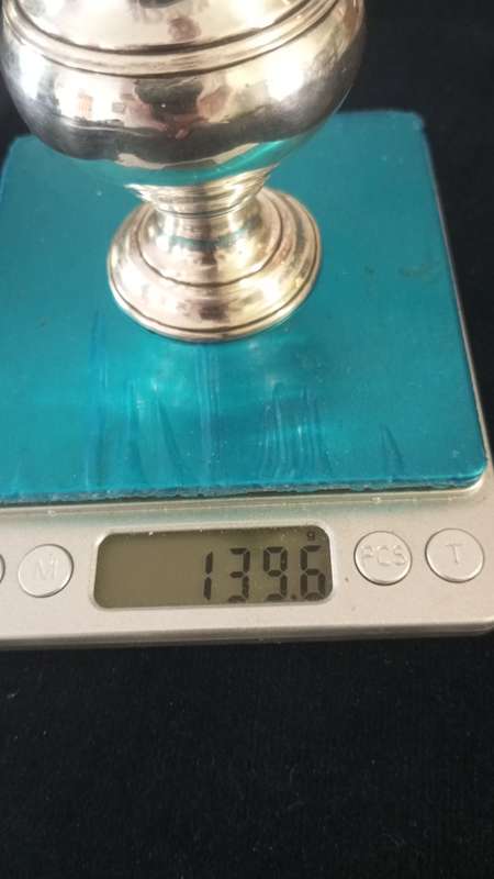 An exceptional early Georgian sterling sugar sifter