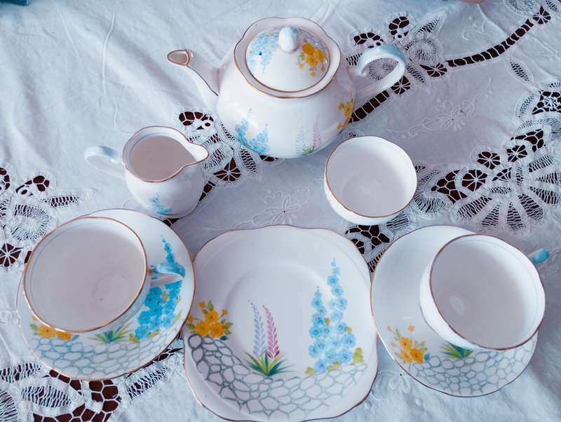 A lovely Royal Grafton tea for two set