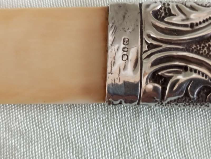 A fabulous silver handled Victorian page turner