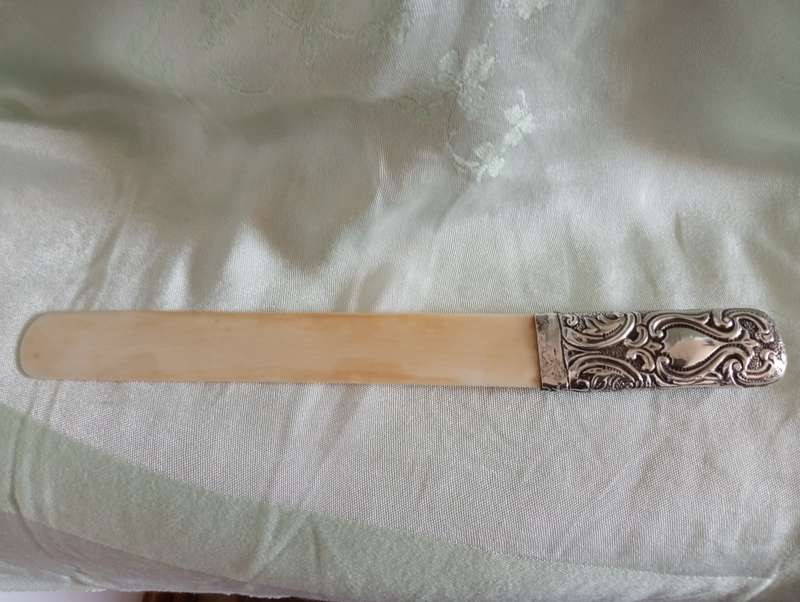 A fabulous silver handled Victorian page turner