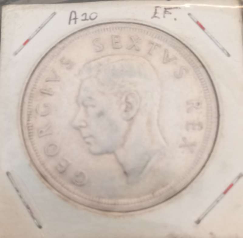 A union of south Africa 1952 five shilling