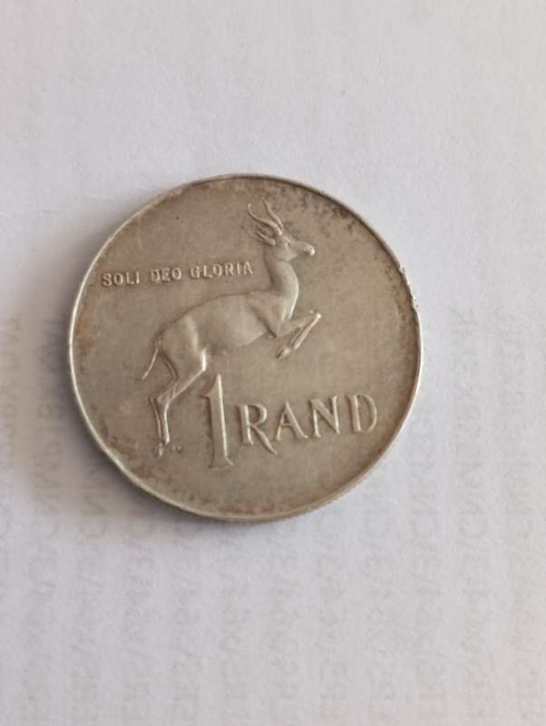 A SA R1 coin Afrikaans scrip coin