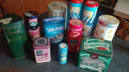 Fancy old Tins - Collection of 11 various