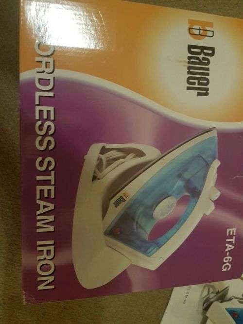 Bauer cordless steam iron