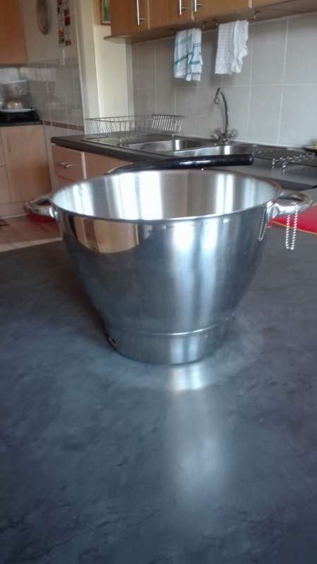 Kenwood chef 4.6L stainless steel bowl with handles (new)