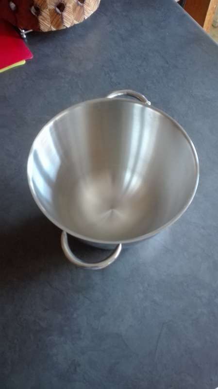 Kenwood chef 4.6L stainless steel bowl with handles (new)